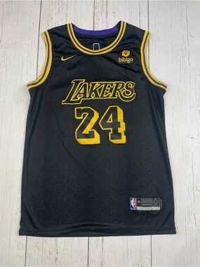 Nike Authentic NBA LA Lakers Kobe Bryant Swingman Black Mamba Snakeskin Jersey